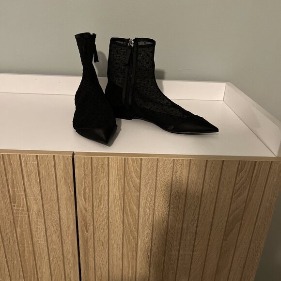 Zara Shoes - Zara Black Boots Women Size 6.5 or 37